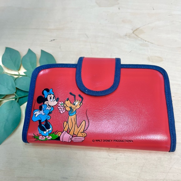 Vintage Disney Minnie Mouse and Pluto Wallet 1970 - Picture 12 of 14